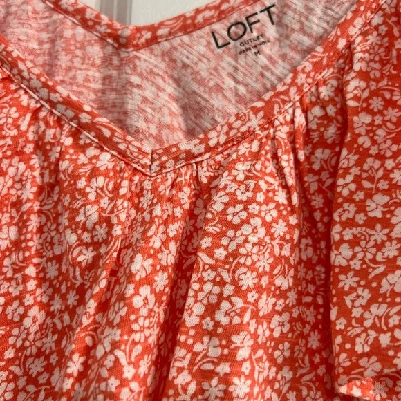 LOFT SLEEVELESS RUFFLE SHIRT - Picture 2 of 5